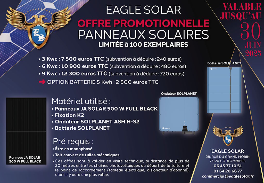 Publicité Eagle Solar